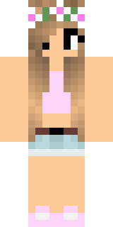 Скин Minecraft «Skyamy» — вид спереди