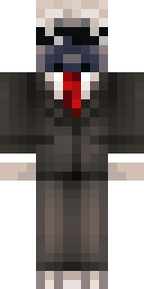 Скин Minecraft «SmellyPug» — вид спереди
