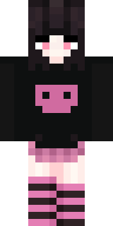 Скин Minecraft «SnowFong» — вид спереди