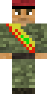 Скин Minecraft «soueidf» — вид спереди