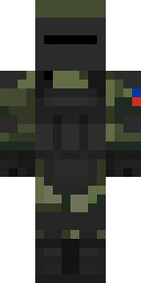 Скин Minecraft «spookybolt» — вид спереди