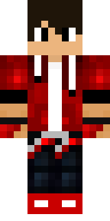 Скин Minecraft «The_CrazyGamer7» — вид спереди