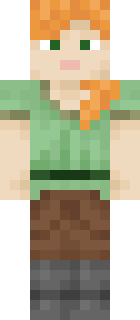 Скин Minecraft «Wolfyy1337» — вид спереди