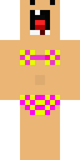 Скин Minecraft «xACOTx» — вид спереди