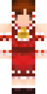Скин Minecraft «Yukkuriyua» — вид спереди