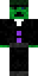 Скин Minecraft «ZombieEon» — вид спереди